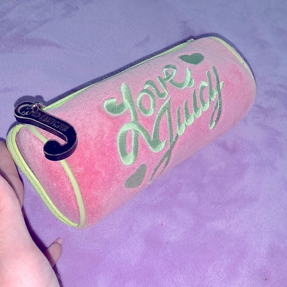 Green and pink juicy couture barrel bag - Picture 4 of 10